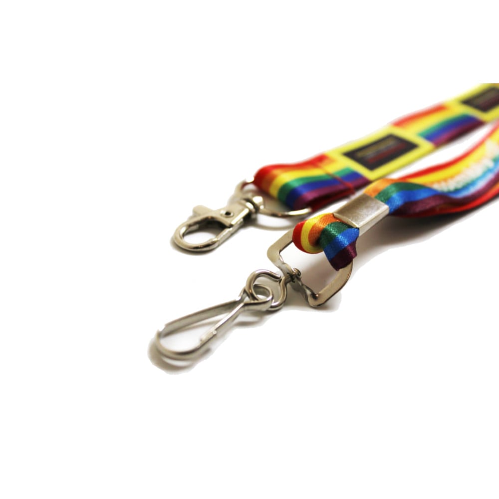 Personalised Rainbow Lanyards