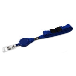 Royal Blue ID Badge Reel with Strap Clip (Pack of 50)
