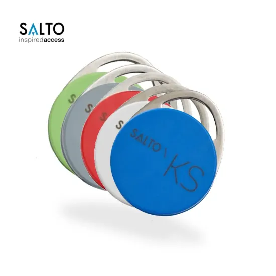 Salto KS PFD04KMCKS-5 Multi-Coloured MIFARE DESFire Fobs (5 Pack)