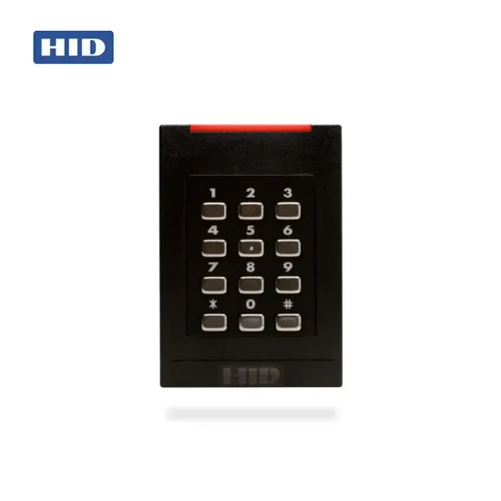 iClass RK40 Black Reader with Keypad. Clock and Data Output