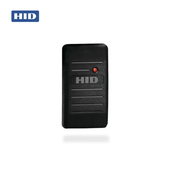 HID ProxPoint Plus Black Reader - Clock and Data Output and Pigtail