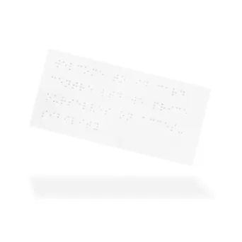 Custom Braille Stickers