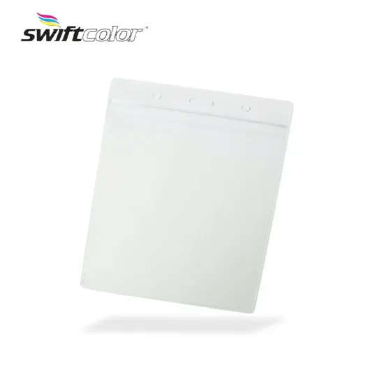 Swiftcolor Vinyl Portrait Pass Holders (Pack of 100)