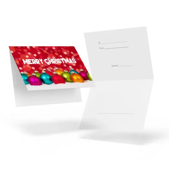 Christmas Bauble Gift Card Holders (Pack of 100)