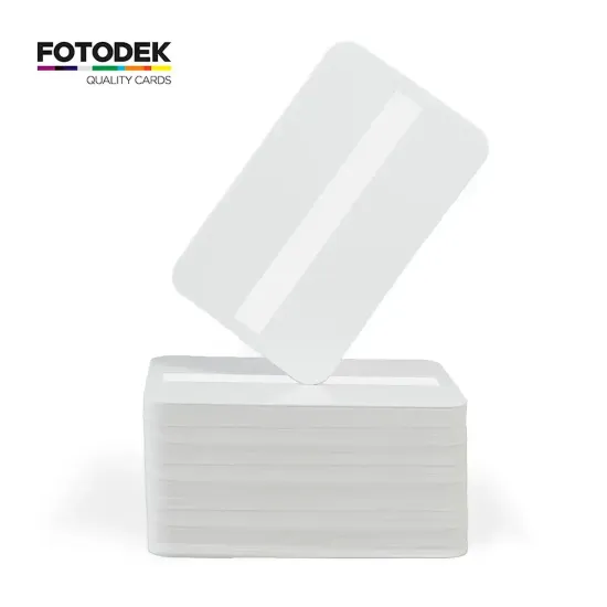 FOTODEK® Biodegradable Blank White Sig Panel Cards (Pack of 100)