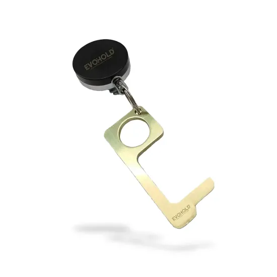 Evohold Antimicrobial Door Opener with Badge Reel 