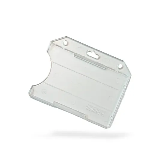 Open-Faced Rigid ID Card Holders