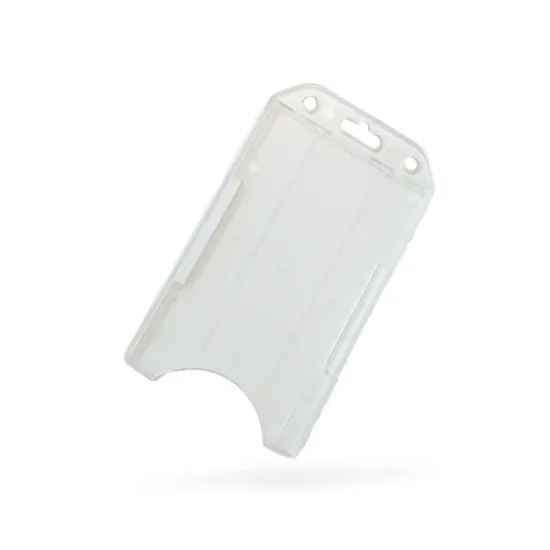 Open-Faced Rigid ID Card Holders