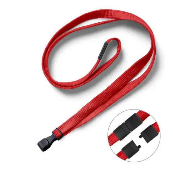 10mm Tubular Polyester Lanyard With Plastic Clip (Pack of 25)