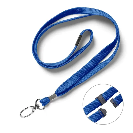 Tubular Polyester 10mm Lanyards with Metal Lobster Clip (Pack of 100)