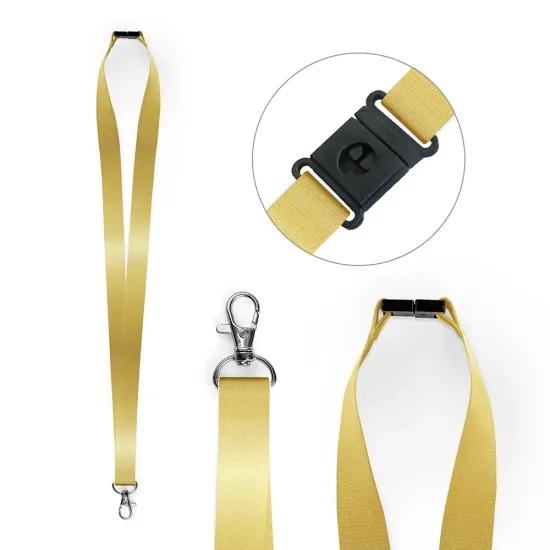 20mm Metallic Polyester Lanyards With Metal Trigger Clip (Pack of 25)