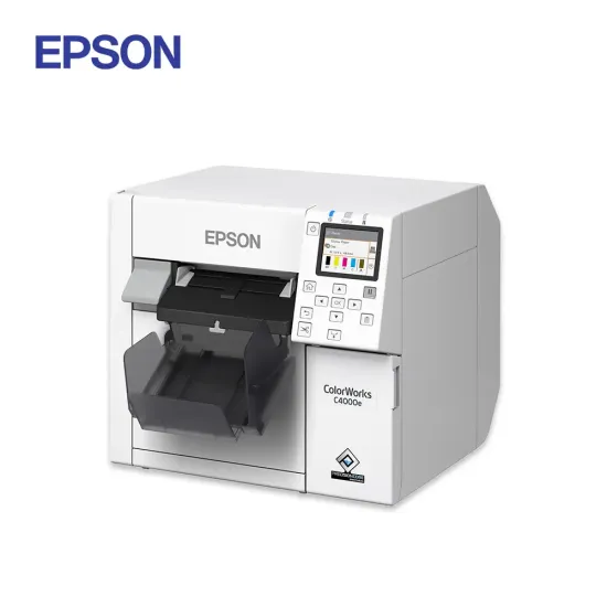 Epson C4000e Colour Label Printer (Gloss Black)