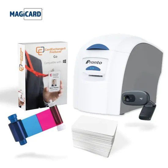 Magicard Pronto ID Card Printer Bundle