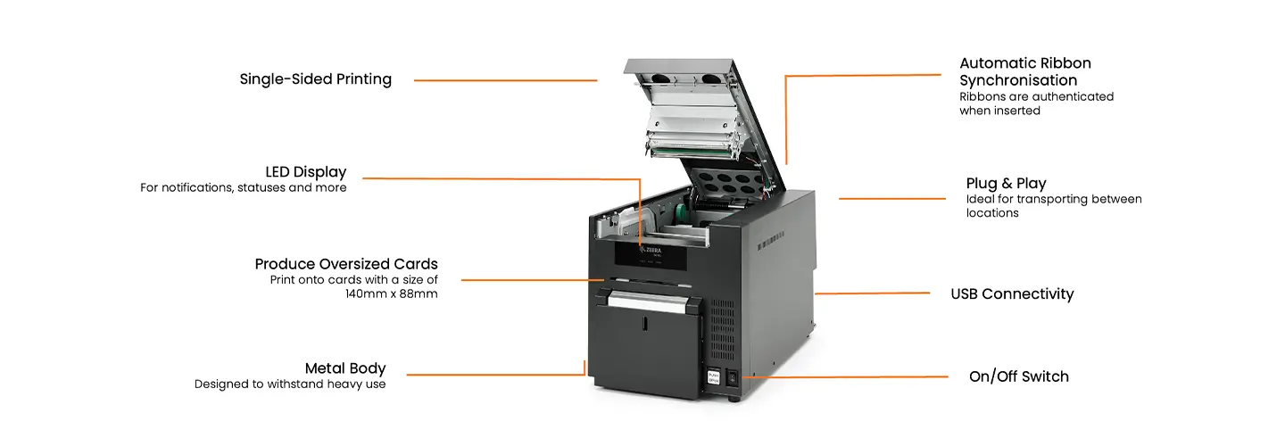 Zebra ZC10L Oversized Card Printer