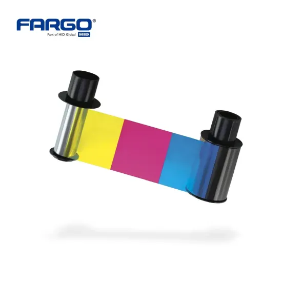 FARGO YMCKOK Full Colour Black Reverse Printer Ribbon 045210