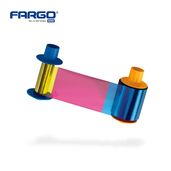 FARGO DTC4500 YMCKO Colour Half Panel Printer Ribbon 045214