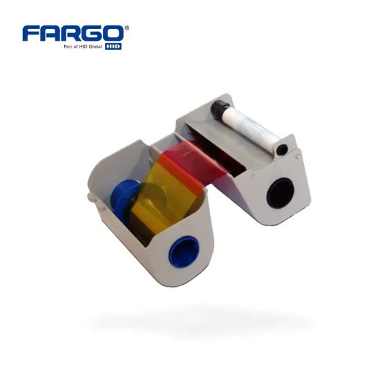 FARGO Full Colour YMCKOK Ribbon with Cleaning Roller 044210